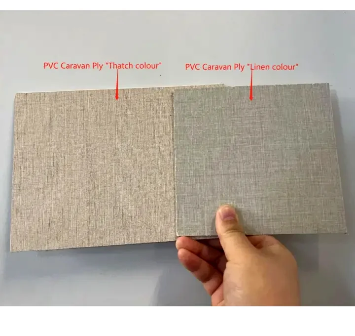 PVC Coated Caravan Ply 2440x1220 3mm Thatch *
