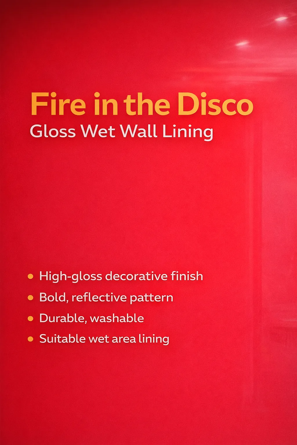 Seratone Fire in the Disco Wet Wall Lining 2700x1200 4.75mm First Grade * - Image 2