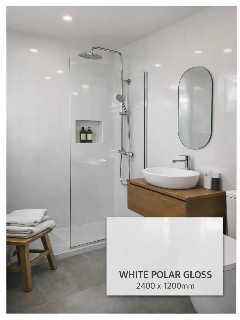 Seratone Polar White Gloss 2400x1200 4.5mm *