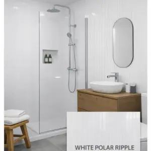 Seratone Polar White Ripple 2400x1200 4.5mm *