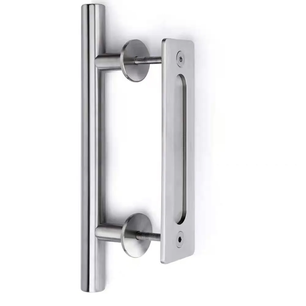 Barn door handle Top quality!Round Stainless steel