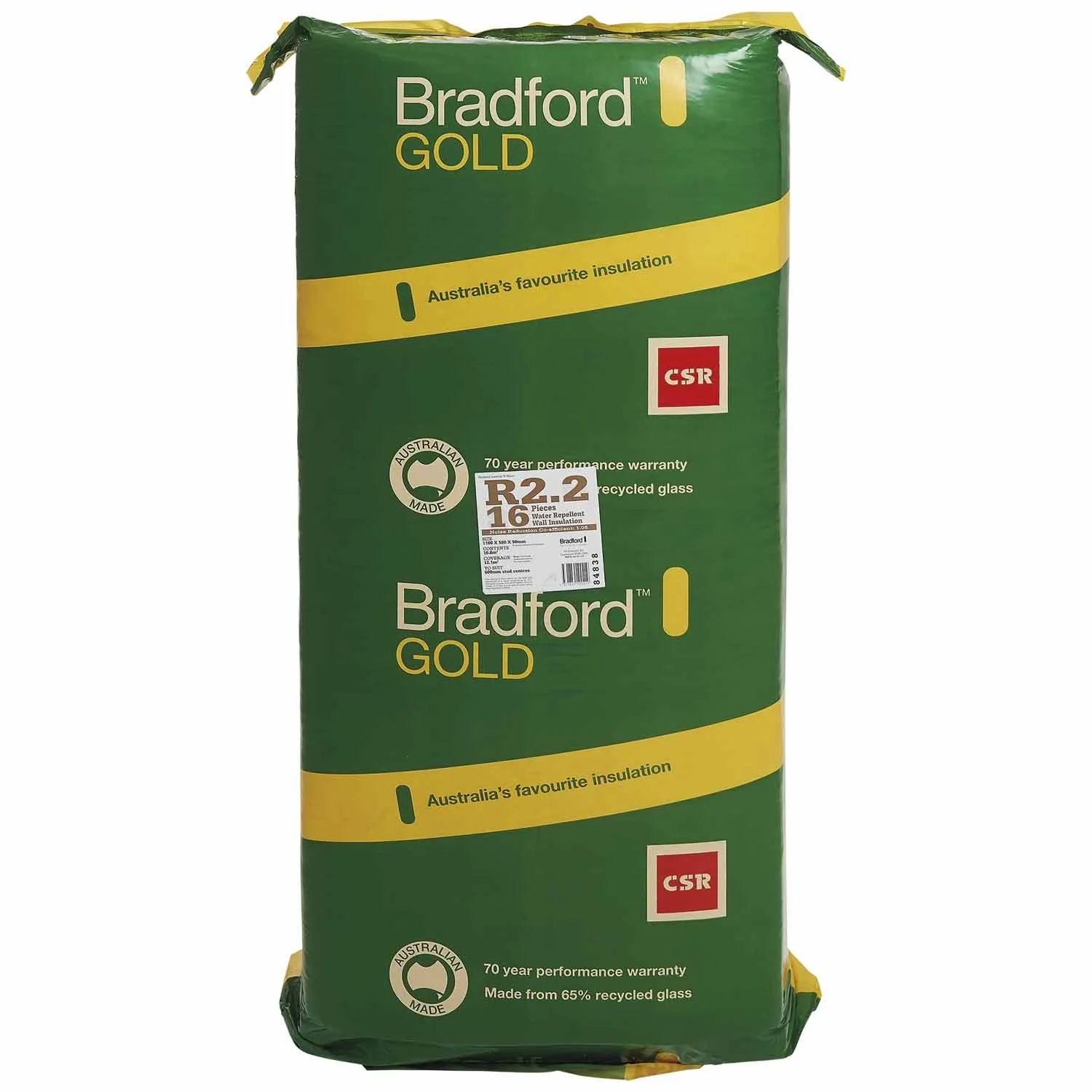 Bradford Gold R2.2 Wall Insulation – ONLY $7.40 per m² TRADE PRICE
