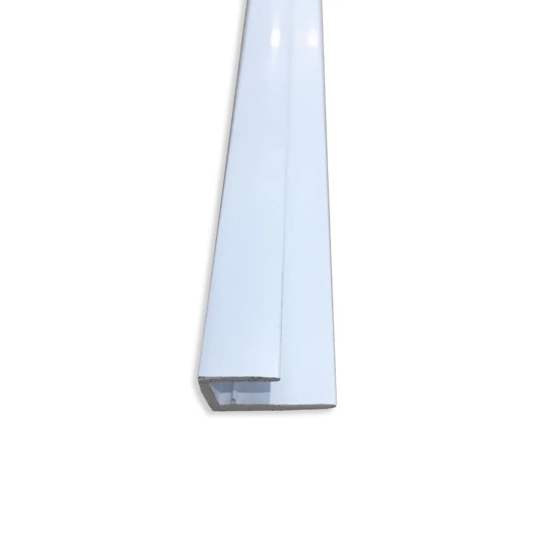 PVC Moulding End Cap 4.75mm 2.4 metre White