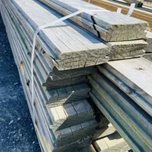 Retaining Timber 150x50mm TG & V H4 Treated
